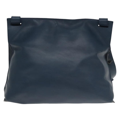 Bottega Veneta Intrecciato, Navy, Leather, shoulder