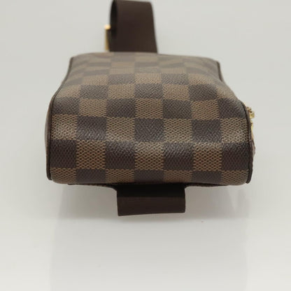 Louis Vuitton Geronimo, Brown, Canvas, shoulder