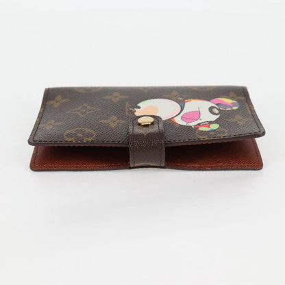Louis Vuitton Agenda PM, Brown, Canvas, wallet