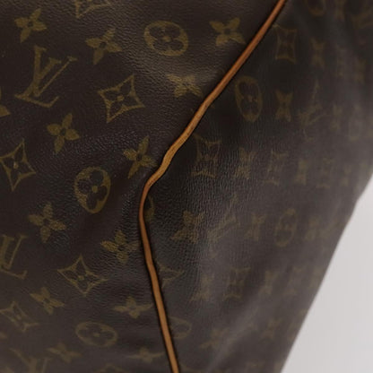 Louis Vuitton Keepall 60, Brown, Canvas, travel