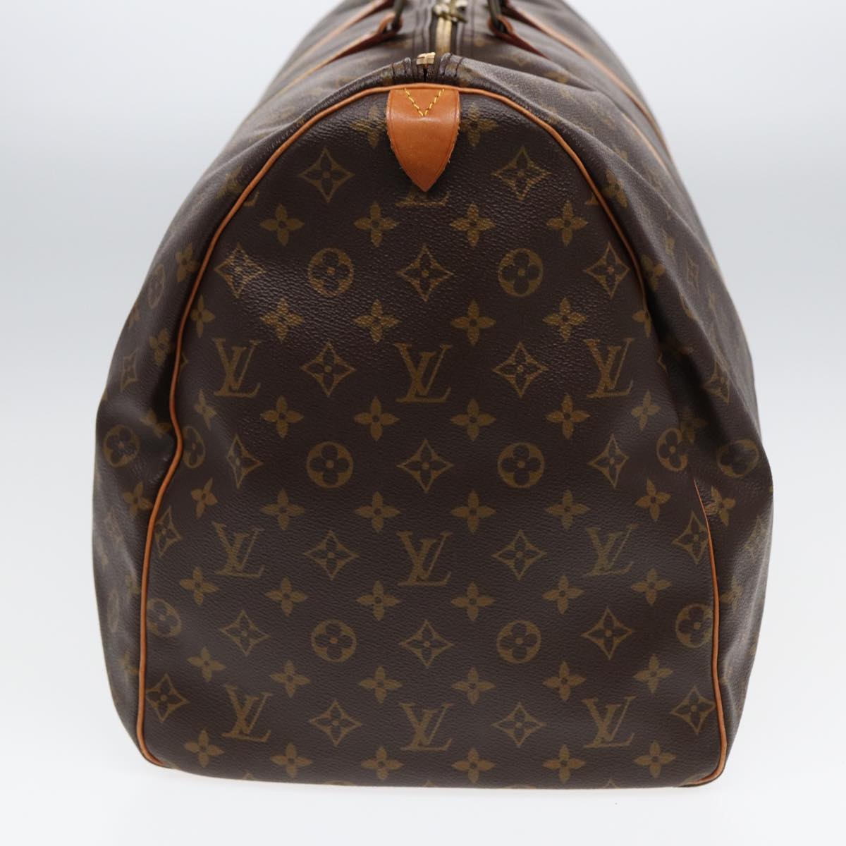 Louis Vuitton Keepall 60, Brown, Canvas, travel