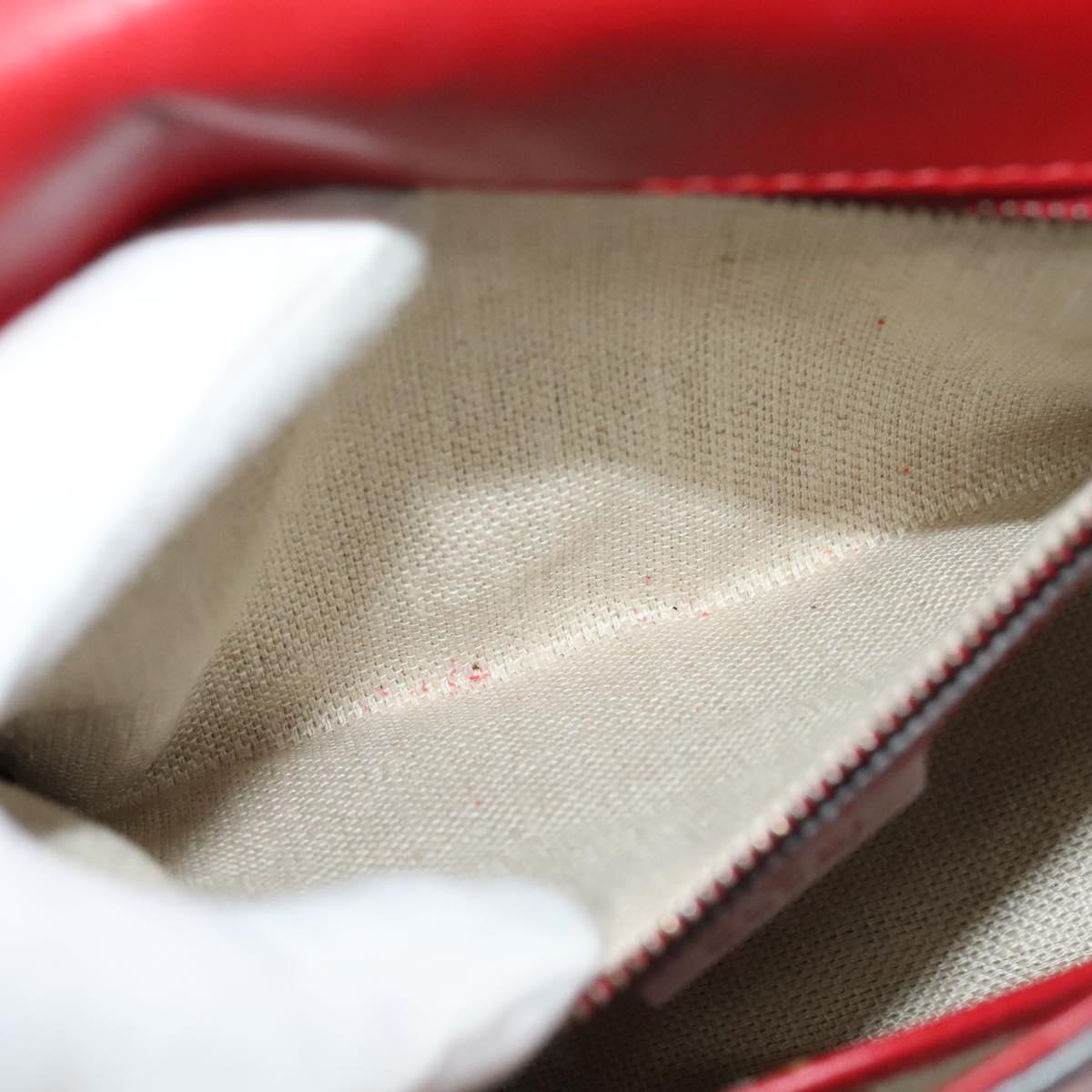 Gucci Lady Web, Red, Leather, shoulder