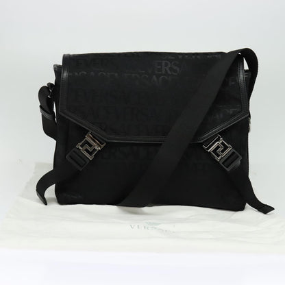 Versace, Black, Canvas, shoulder