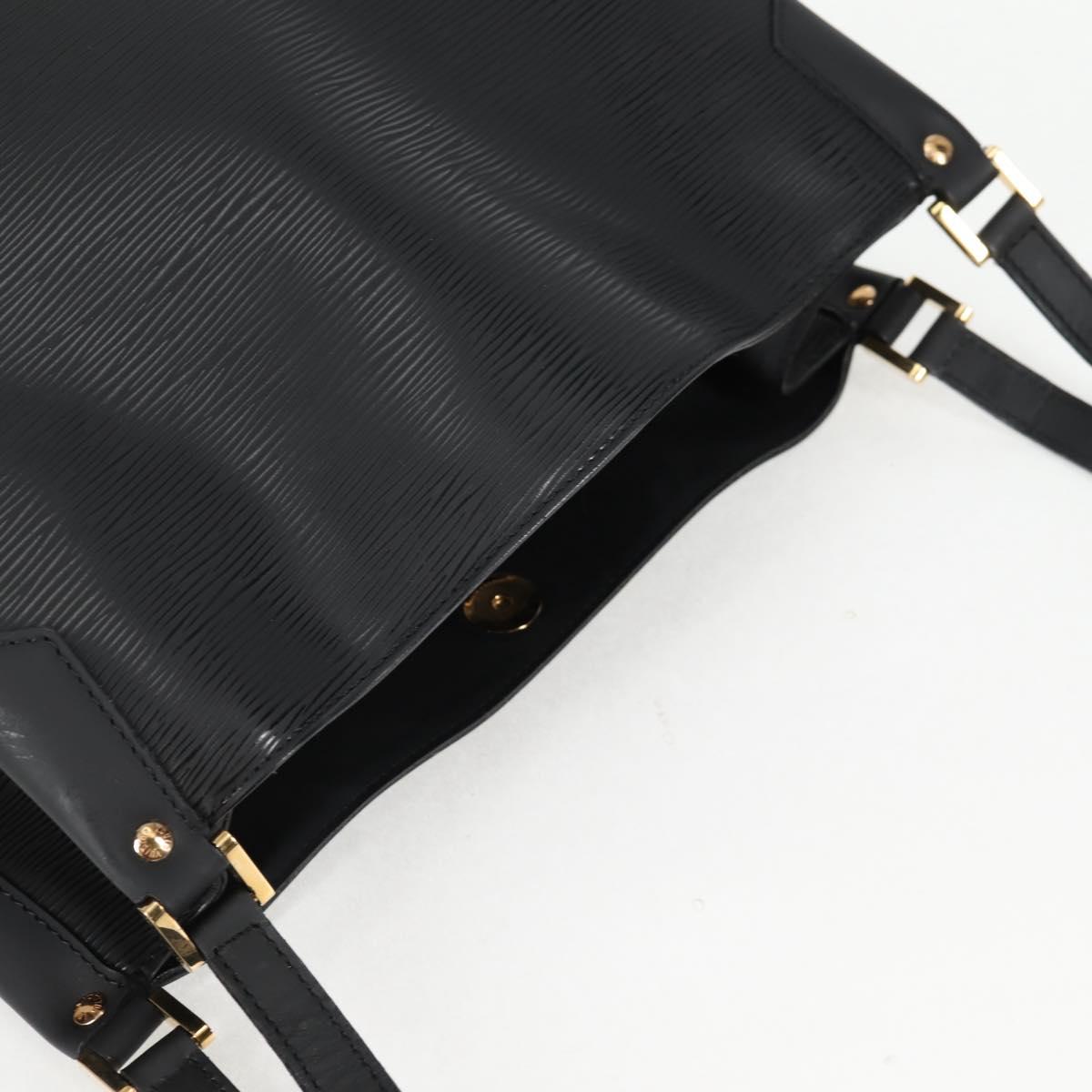 Louis Vuitton Mandala, Black, Leather, shoulder