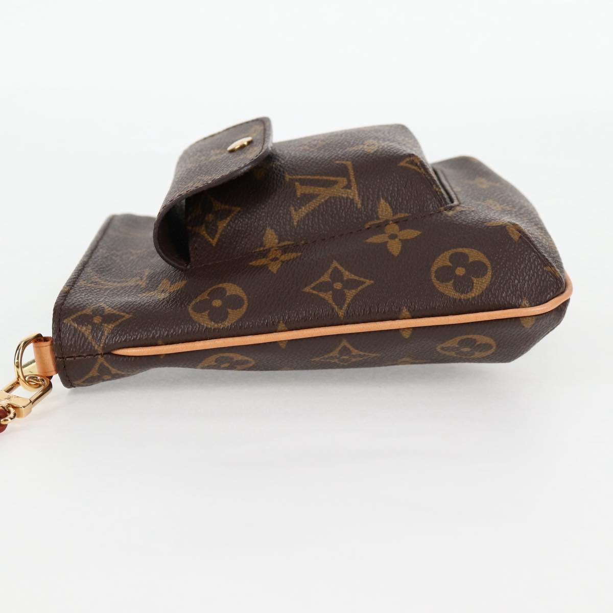 Louis Vuitton Partition, Brown, Canvas, clutch