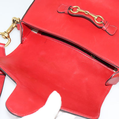 Gucci Lady Web, Red, Leather, shoulder