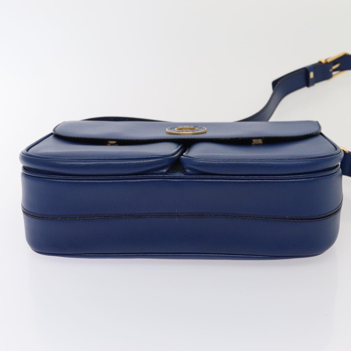 Céline, Blue, Leather, shoulder