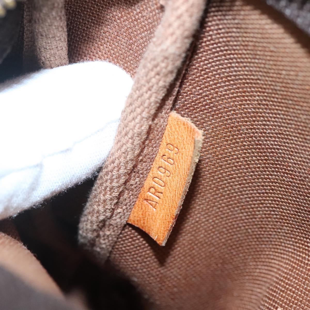 Louis Vuitton Pochette Accessoire, Brown, Canvas, clutch