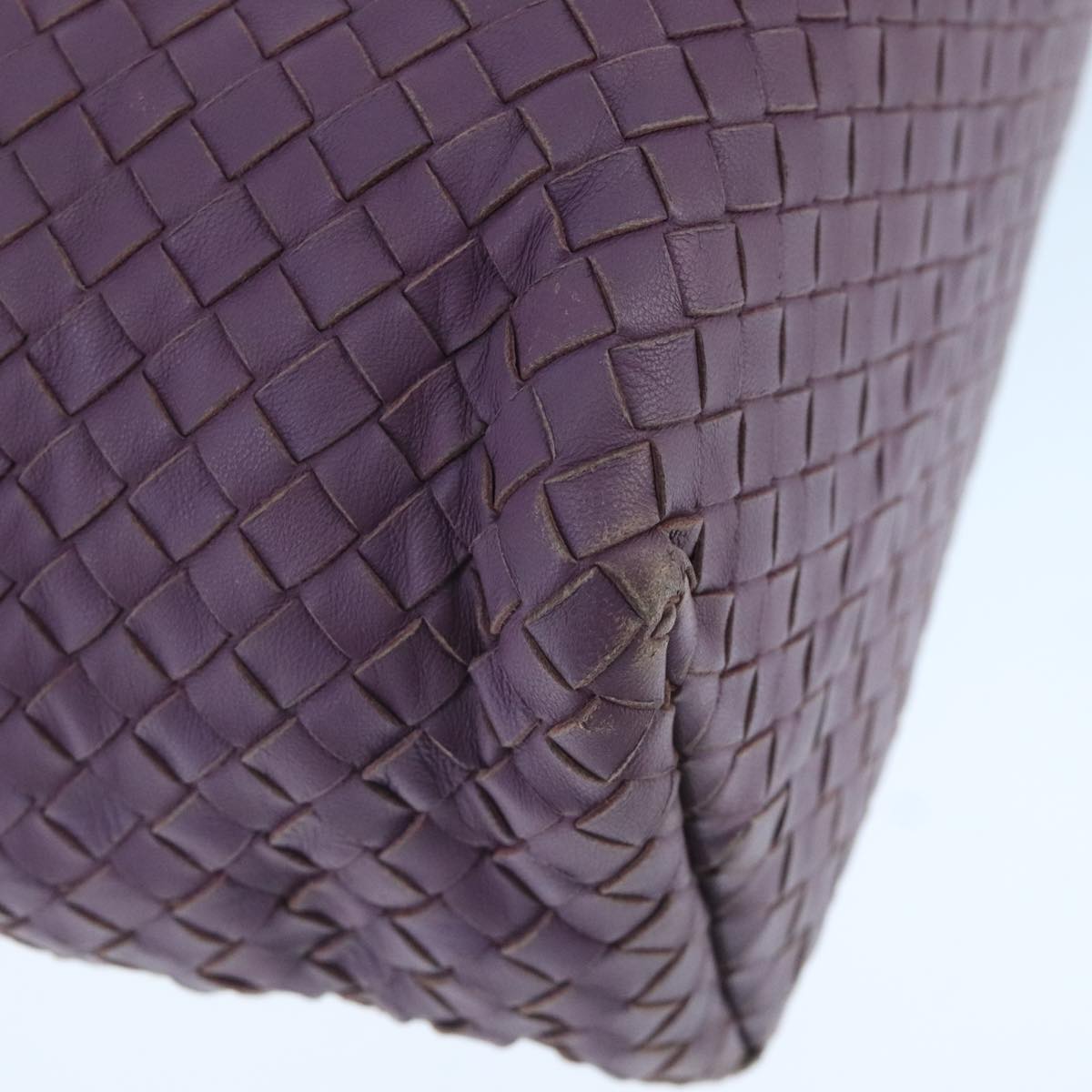 Bottega Veneta Garda, Purple, Leather, handbag