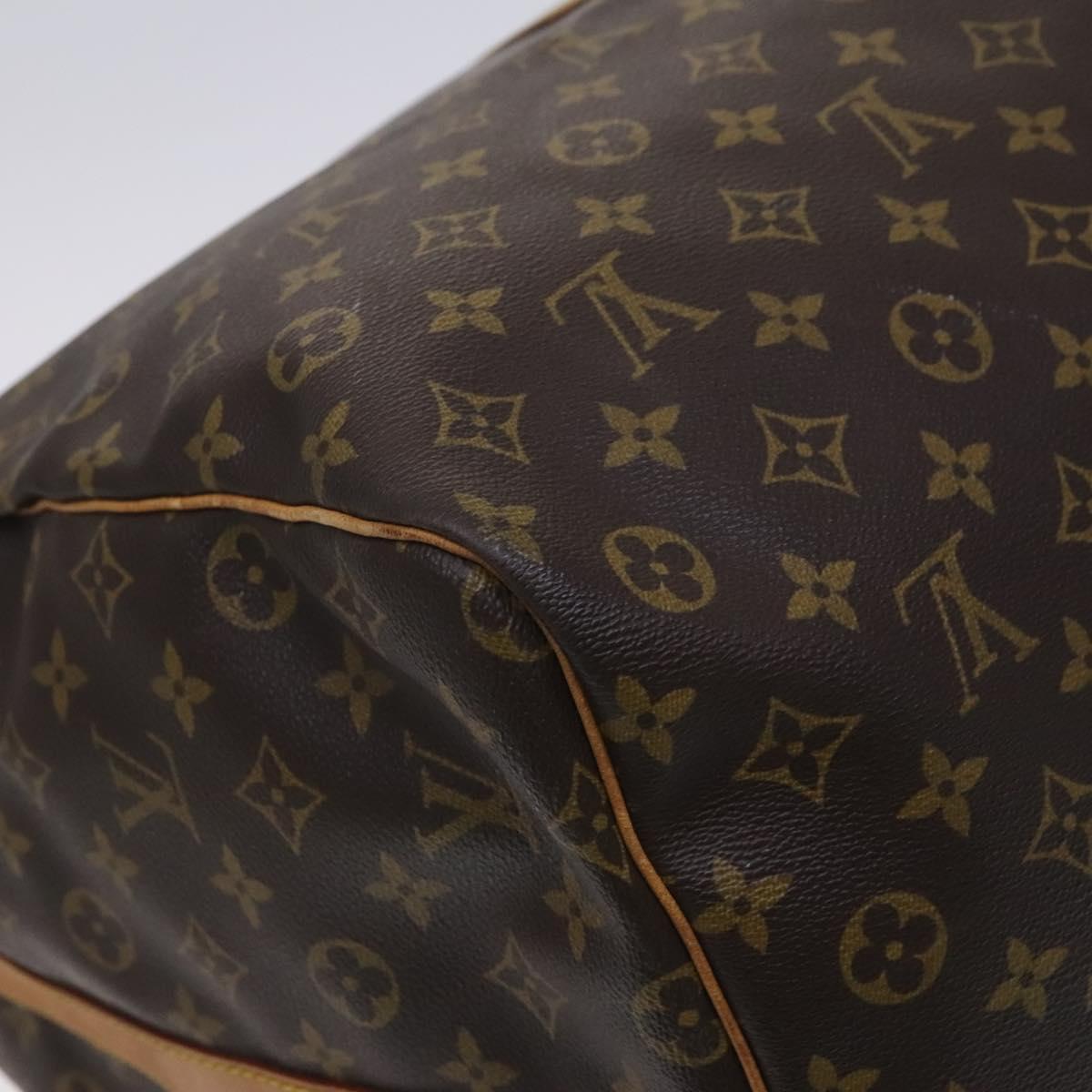 Louis Vuitton Keepall Bandoulière 60, Brown, Canvas, travel