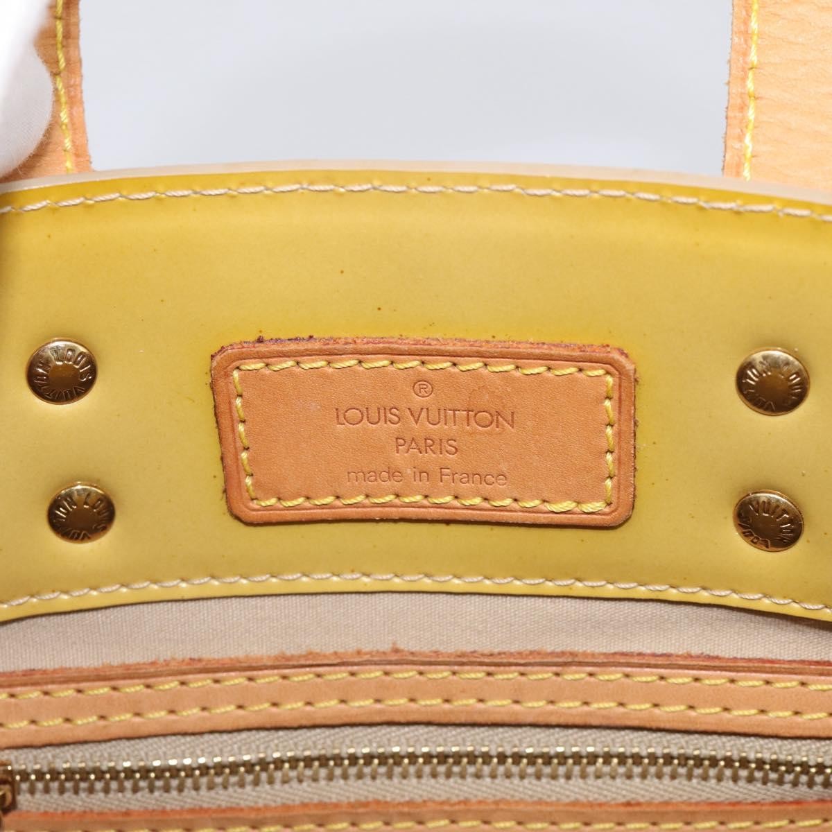 Louis Vuitton Reade Monogram Vernis, Beige, Patent Leather, Handbag