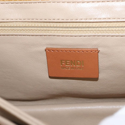 Fendi Classico No. 1 Zucca Canvas, Brown, Leather, Handbag