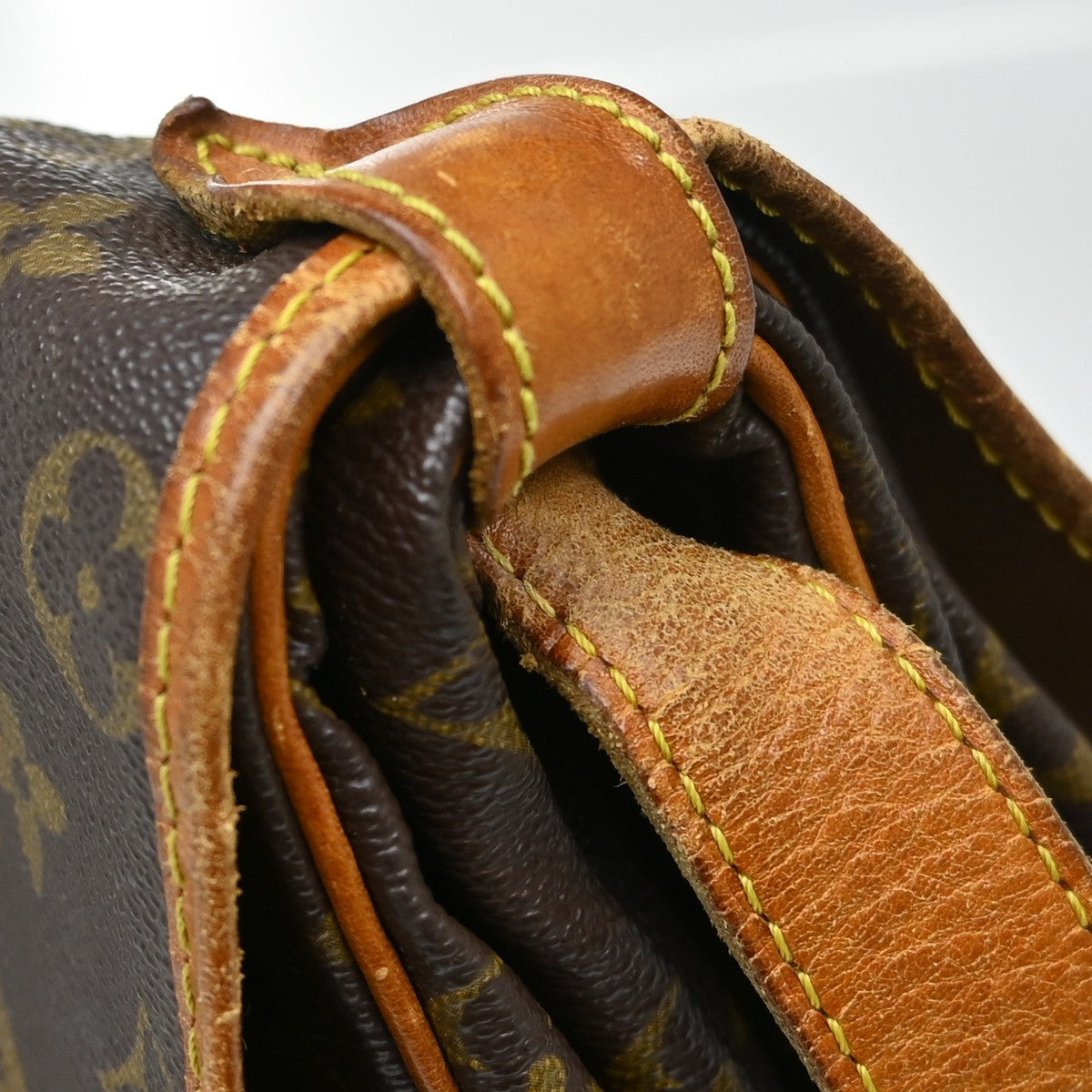 Louis Vuitton Saumur Monogram Canvas, Brown, Canvas, Shoulder Bag