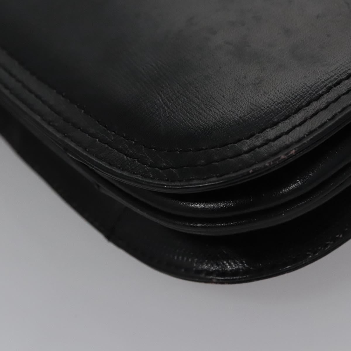 Saint Laurent Vintage Leather, Black, Leather, Handbag