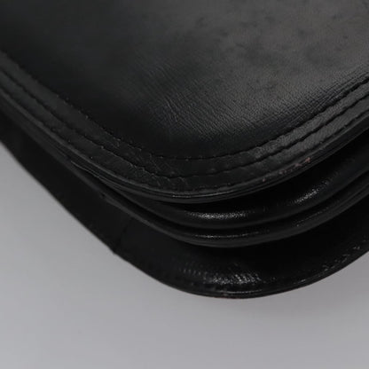 Saint Laurent Vintage Leather, Black, Leather, Handbag