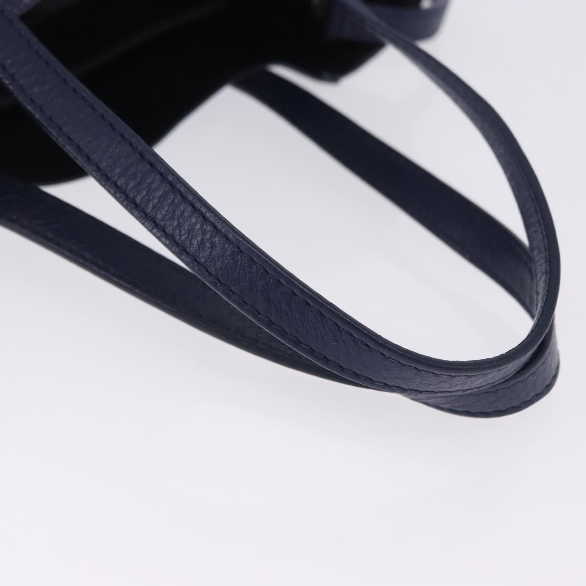 Balenciaga Everyday Tote Leather, Navy, Leather, Tote Bag