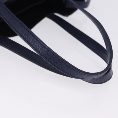 Balenciaga Everyday Tote Leather, Navy, Leather, Tote Bag