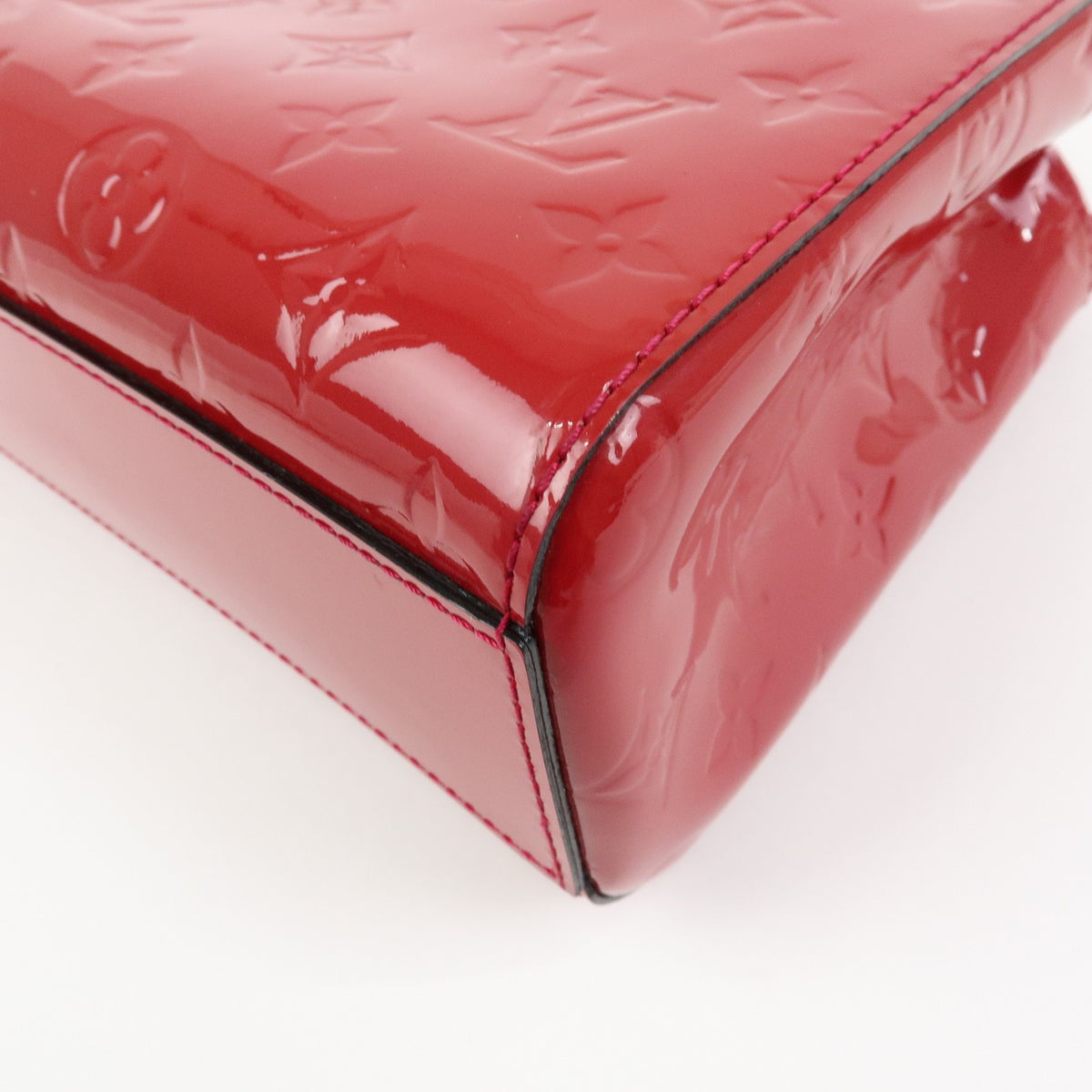 Louis Vuitton Catalina Monogram Vernis, Red, Patent Leather, Handbag