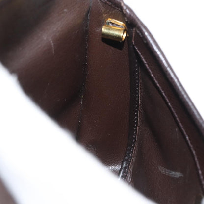 Christian Dior Vintage CD Logo Leather, Brown, Leather, Shoulder Bag