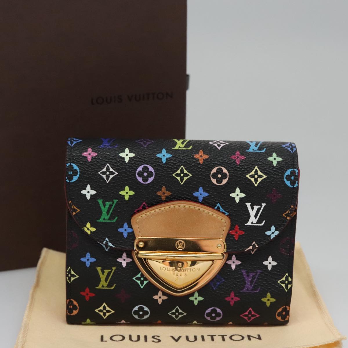 Louis Vuitton Joy, Multicolour, Canvas, wallet