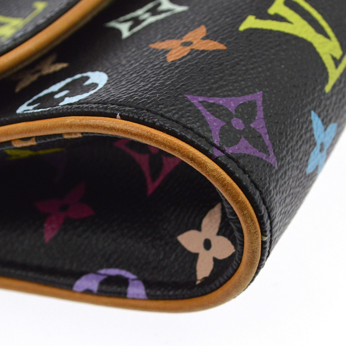 Louis Vuitton Courtney Clutch Monogram Multicolor, Multicolour, Canvas, Clutch