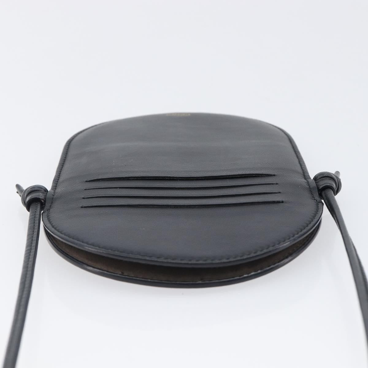 Fendi O'Lock Camera Leather, Black, Leather, Shoulder Bag