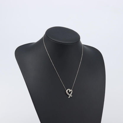 Tiffany & Co. Paloma Picasso Loving Heart Silver, Silver, Sterling Silver, Necklace