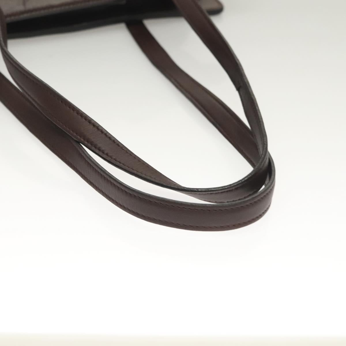 Hermès, Brown, Leather, shoulder