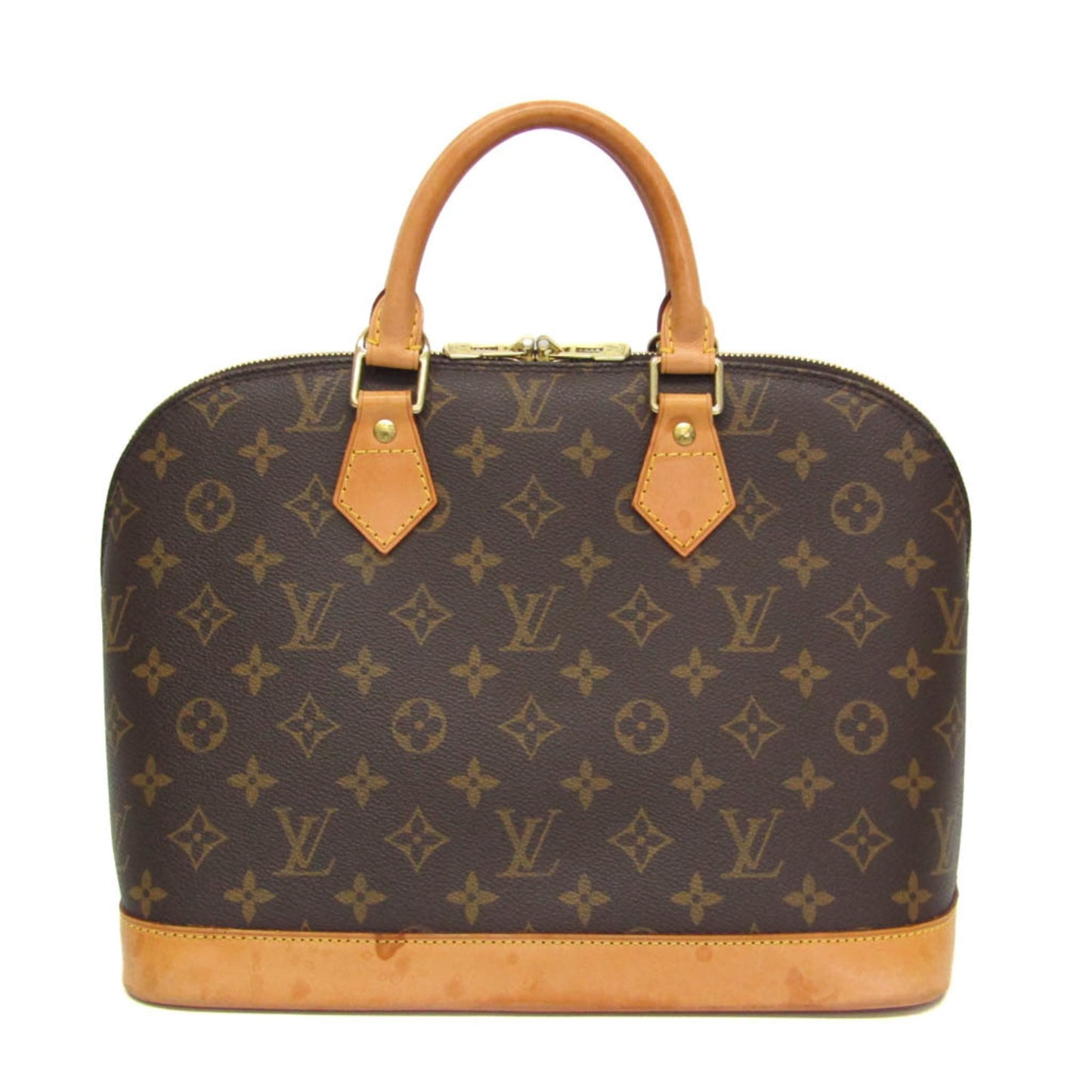Louis Vuitton Alma Monogram Canvas, Brown, Canvas, Handbag