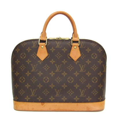Louis Vuitton Alma Monogram Canvas, Brown, Canvas, Handbag