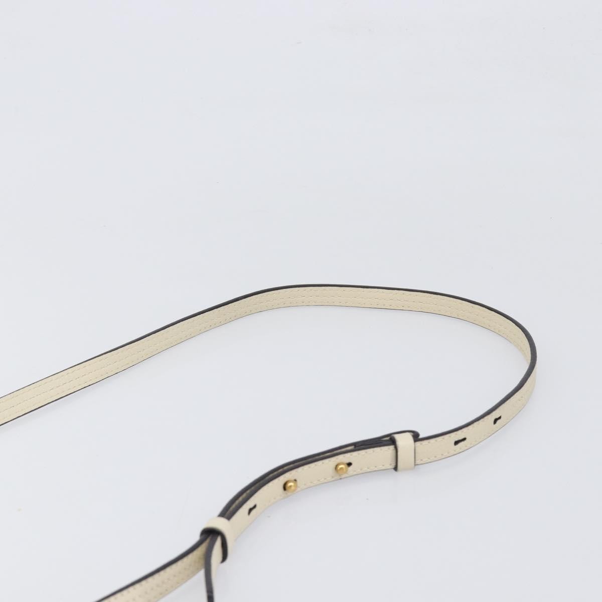 Chloe Nile Minaudière Leather, White, Leather, Handbag