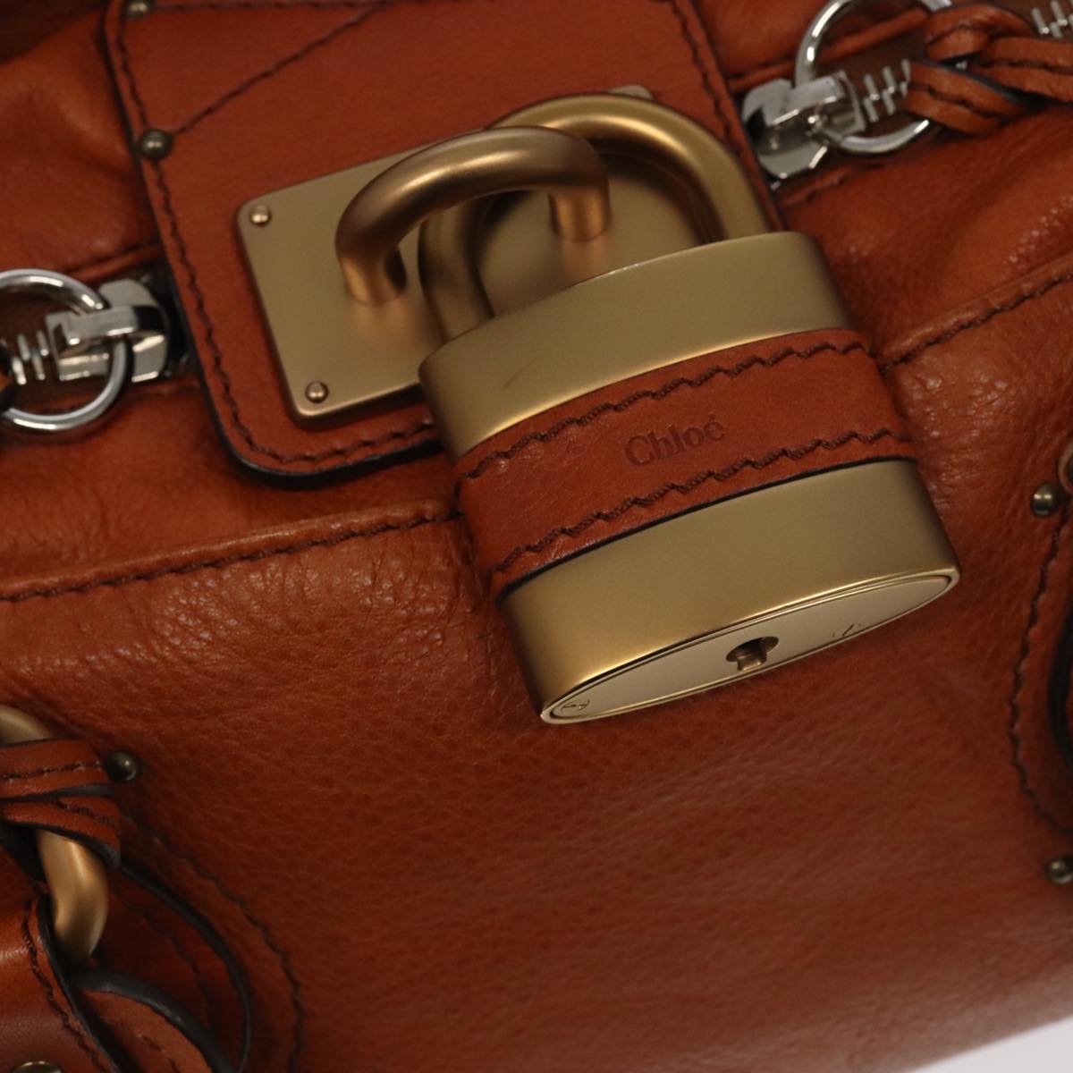 Chloé Paddington, Brown, Leather, handbag