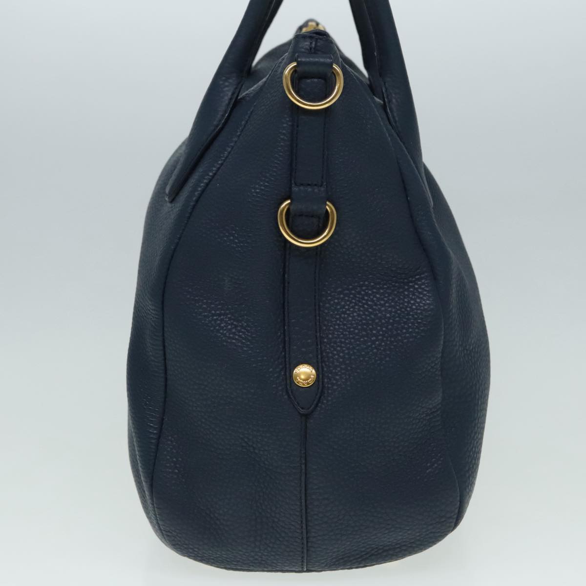 Prada, Blue, Leather, handbag