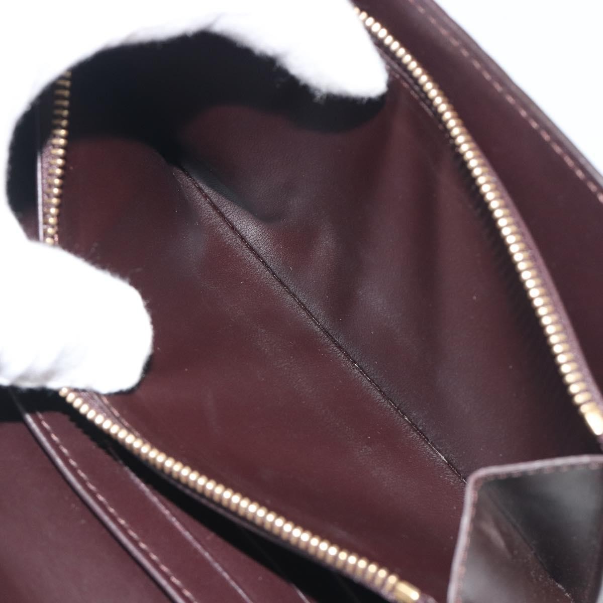 Louis Vuitton Sarah Monogram Vernis, Burgundy, Patent Leather, Clutch