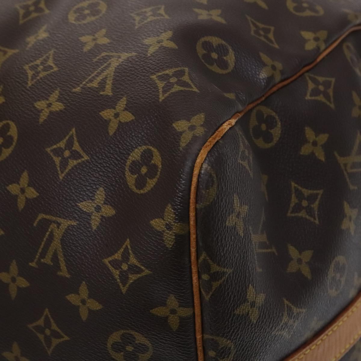Louis Vuitton Keepall Bandoulière 60, Brown, Canvas, travel