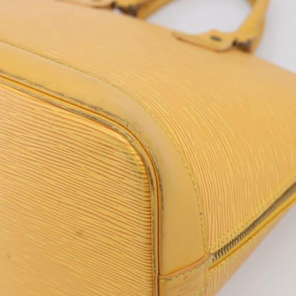 Louis Vuitton Vintage Alma Epi Leather, Yellow, Leather, Handbag
