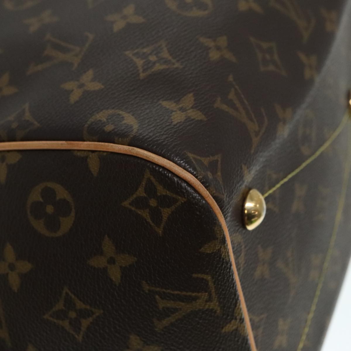 Louis Vuitton Tivoli, Black, Canvas, shoulder