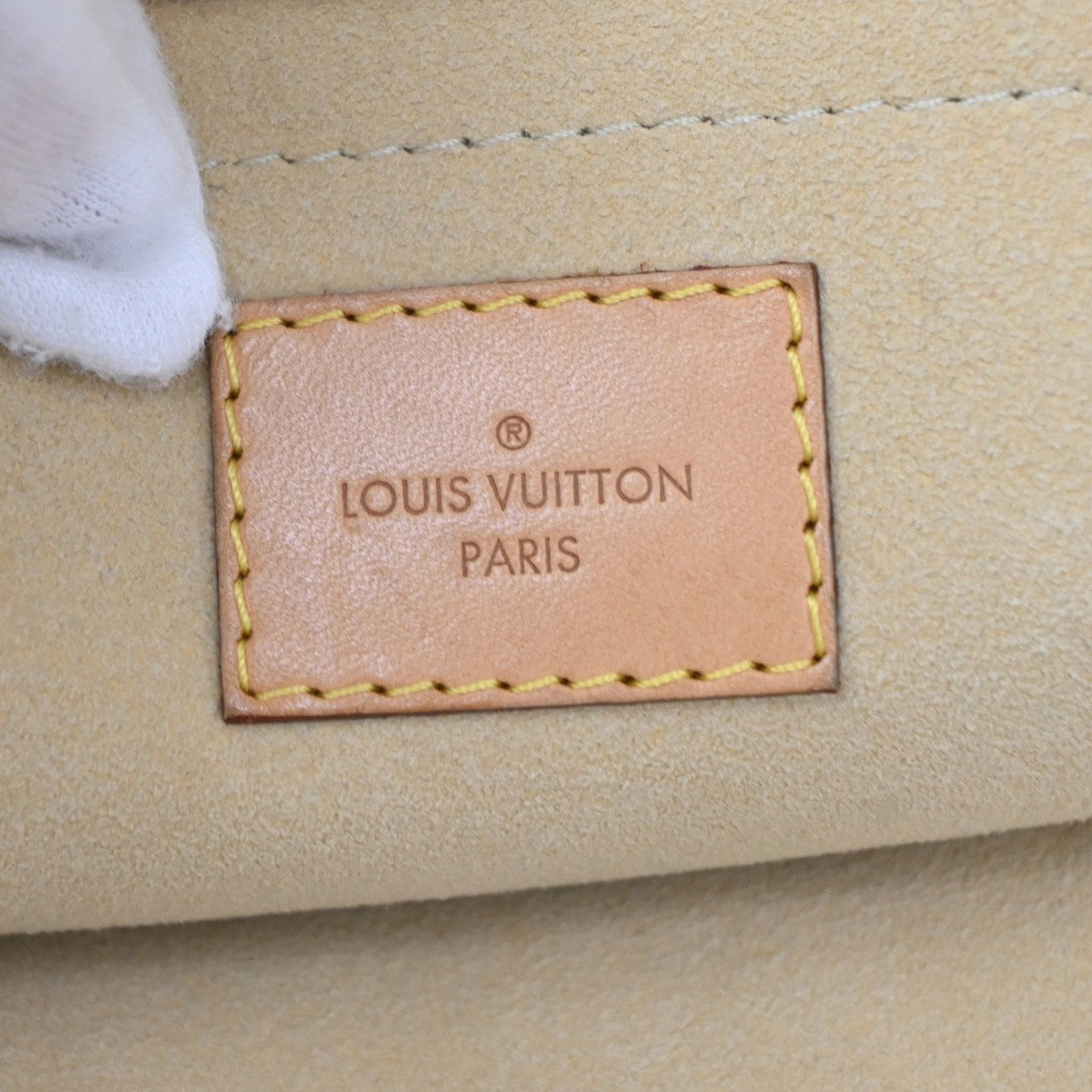 Louis Vuitton Salina Damier, White, Canvas, Handbag