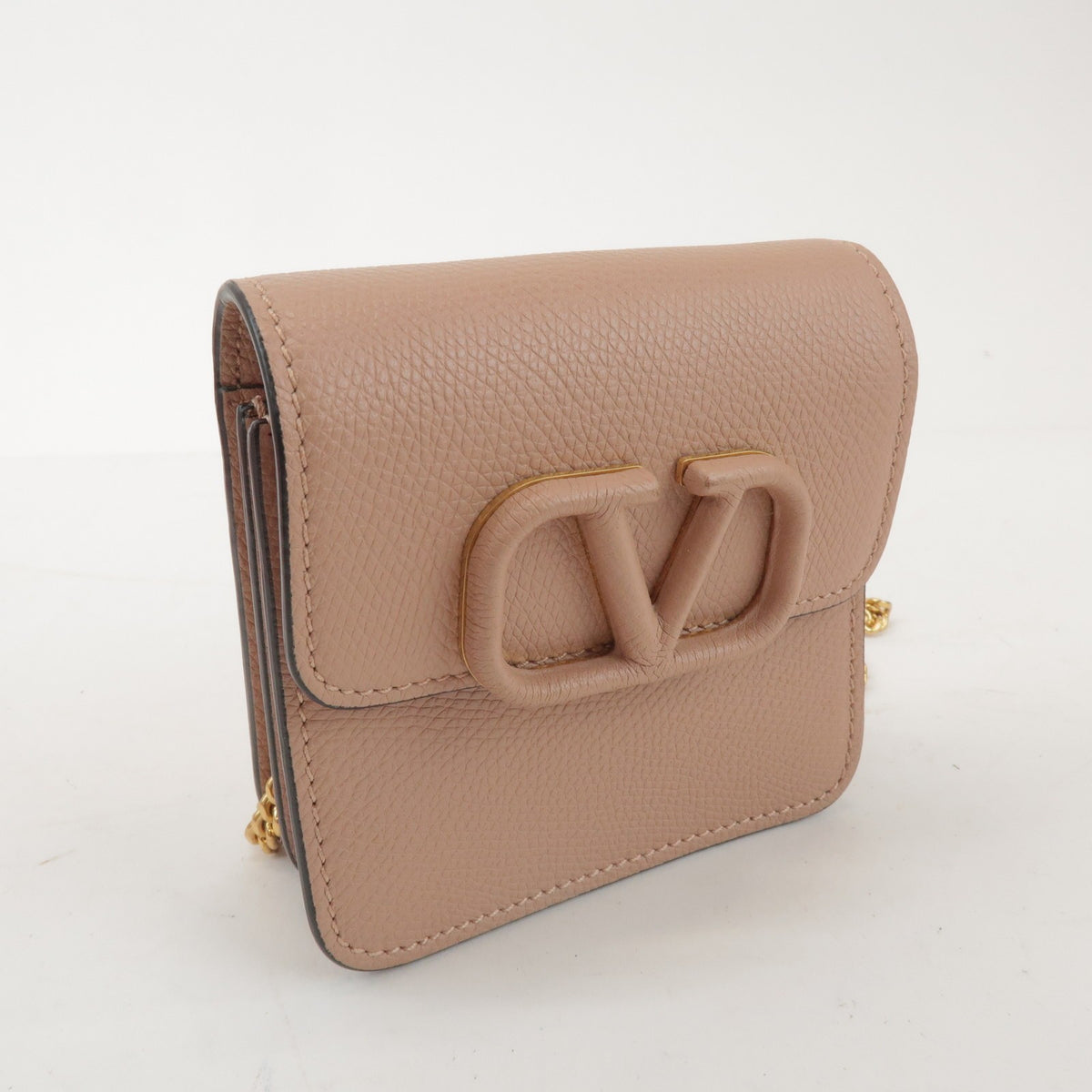 Valentino Garavani VSling Leather, Pink, Leather, Shoulder Bag
