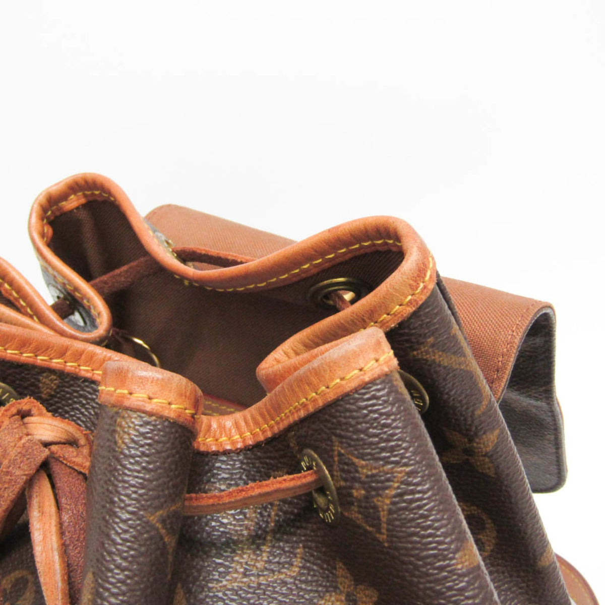 Louis Vuitton Vintage Montsouris Monogram Canvas, Brown, Canvas, Backpack
