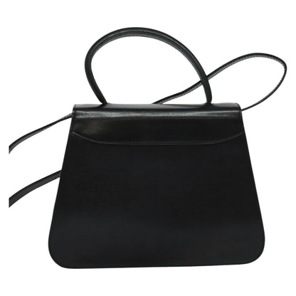Céline Logo du cercle, Black, Leather, shoulder