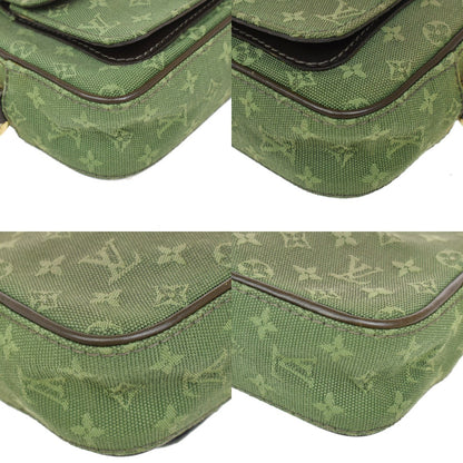 Louis Vuitton Juliette Mini Lin, Khaki, Canvas, Crossbody Bag