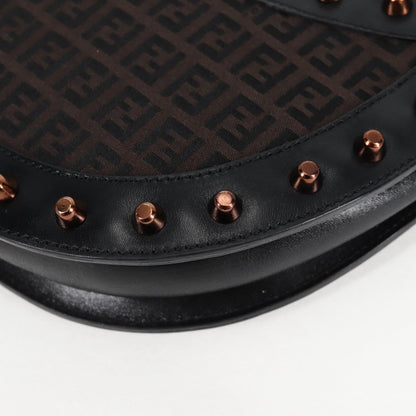 Fendi, Black, Canvas, shoulder
