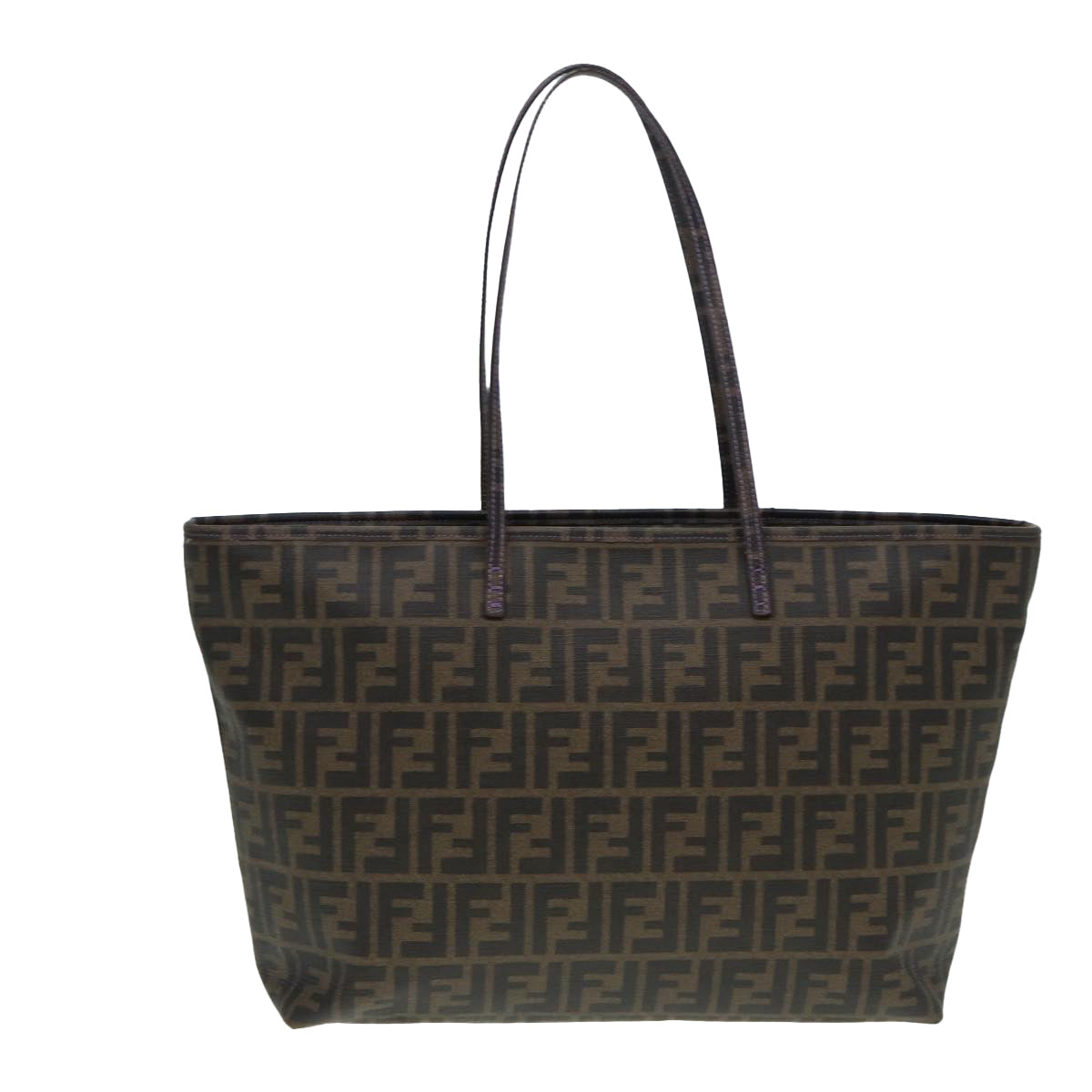 Fendi Zucca, Brown, Canvas, tote