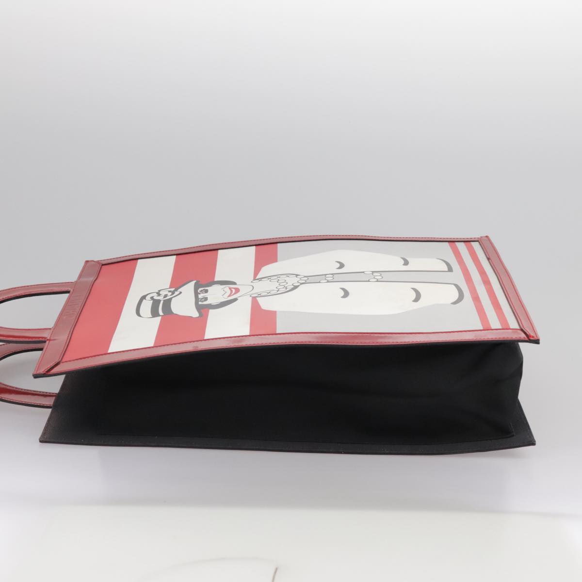 Chanel Coco Mark, Red, Leather, tote