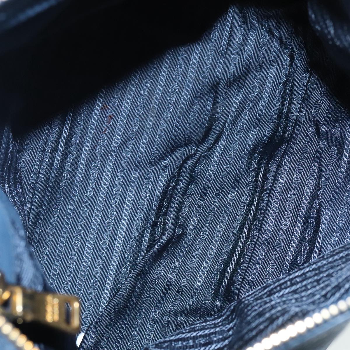 Prada, Blue, Leather, handbag