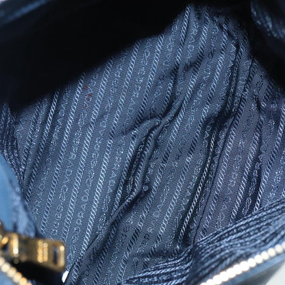 Prada, Blue, Leather, handbag
