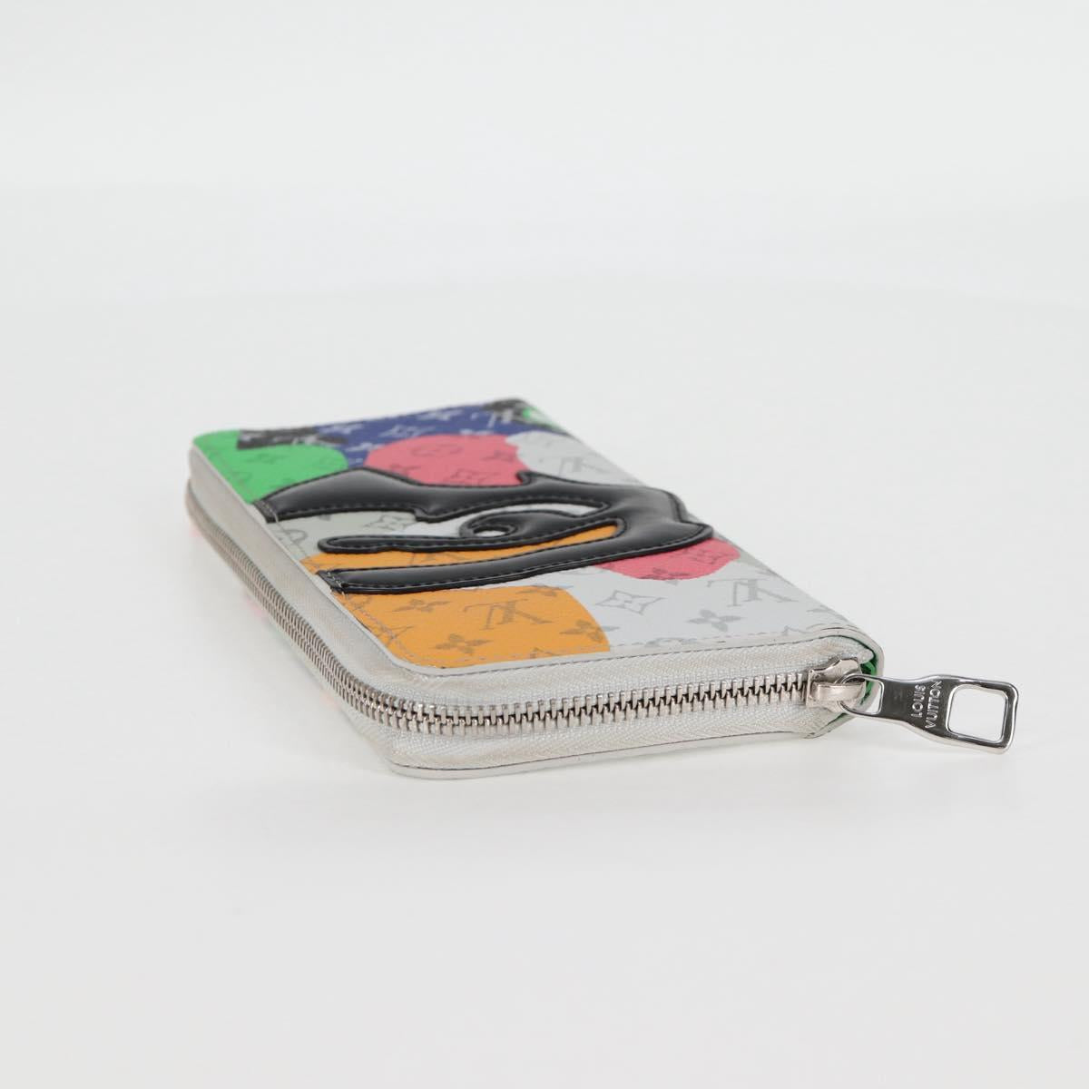 Louis Vuitton Zippy wallet, White, Canvas, wallet