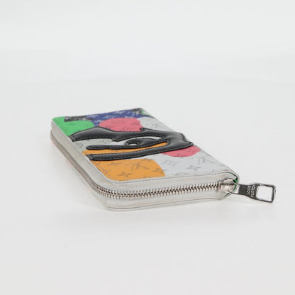 Louis Vuitton Zippy wallet, White, Canvas, wallet
