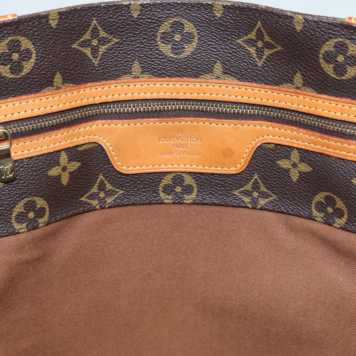 Louis Vuitton Shopping, Brown, Canvas, tote